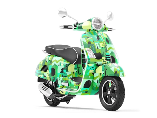 Android Dreams Mosaic Vespa Scooter Wrap Film