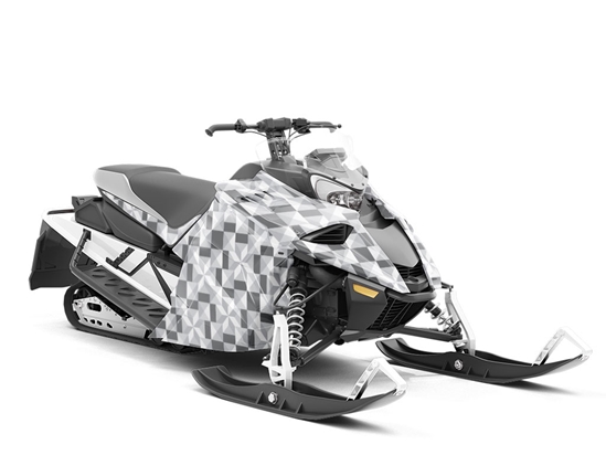 Building On Mosaic Custom Wrapped Snowmobile