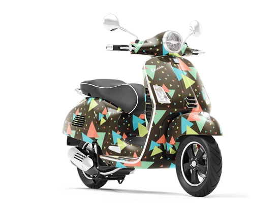Bowling Alley Mosaic Vespa Scooter Wrap Film
