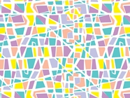 Colorful Catchall Mosaic Vinyl Wrap Pattern