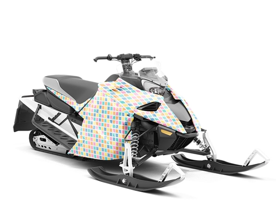 Easter Shuffle Mosaic Custom Wrapped Snowmobile