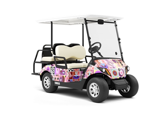 Fascination Combination Mosaic Wrapped Golf Cart