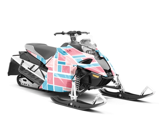 Lovely Sundries Mosaic Custom Wrapped Snowmobile