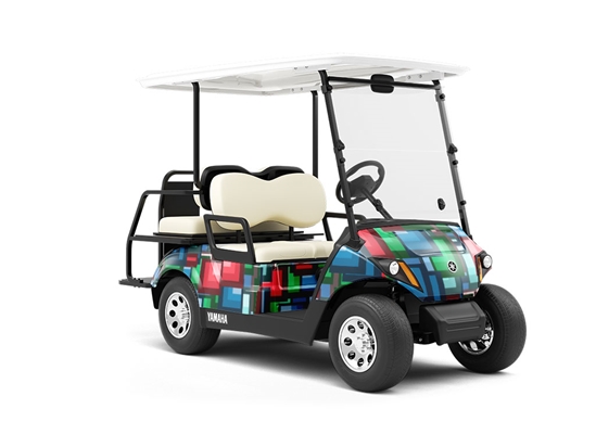Programming Error Mosaic Wrapped Golf Cart