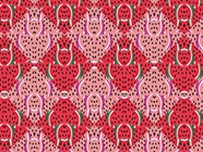 Juicy Watermelon Mosaic Vinyl Wrap Pattern
