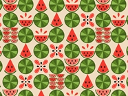 Watermelon Cravings Mosaic Vinyl Wrap Pattern