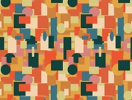 Autumn Abstractions Mosaic Vinyl Wrap Pattern