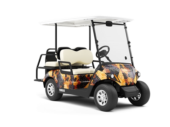 Sandy Bay Mosaic Wrapped Golf Cart