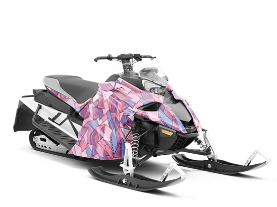 How Mauvelous Mosaic Custom Wrapped Snowmobile