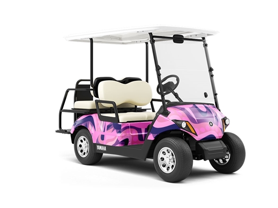 Bit of Pizzazz Mosaic Wrapped Golf Cart