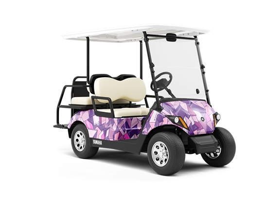 Lost Fairies Mosaic Wrapped Golf Cart