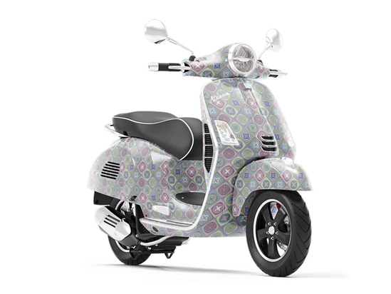 Thistle and Weed Mosaic Vespa Scooter Wrap Film