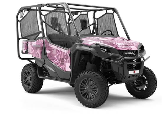 Trapped Orchids Mosaic Utility Vehicle Vinyl Wrap