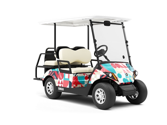 Imperious Designs Mosaic Wrapped Golf Cart