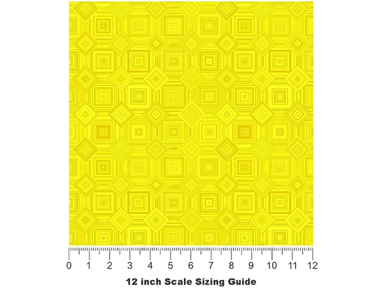 Canary Songs Mosaic Vinyl Film Pattern Size 12 inch Scale