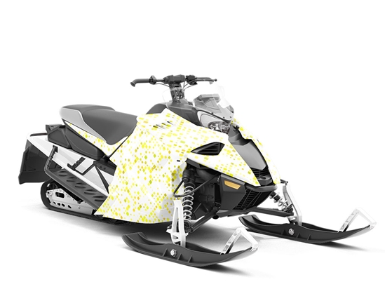 Lemonade Spill Mosaic Custom Wrapped Snowmobile