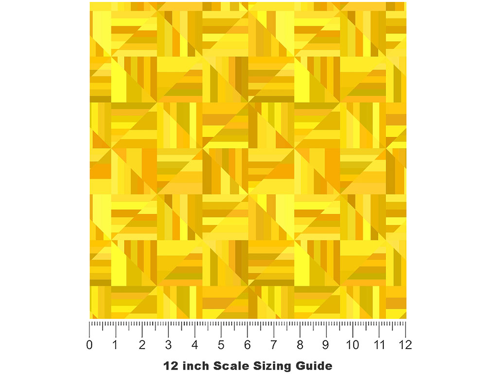 Refined Amber Mosaic Vinyl Film Pattern Size 12 inch Scale