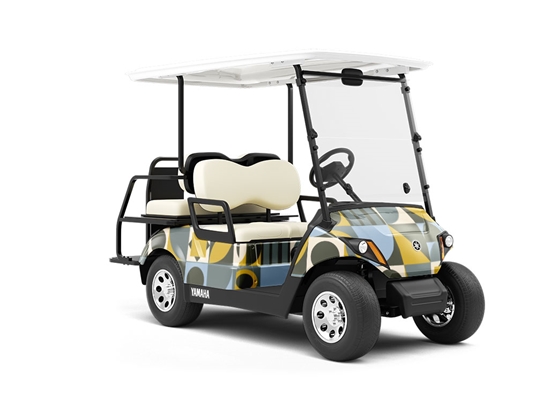 Royal Designation Mosaic Wrapped Golf Cart