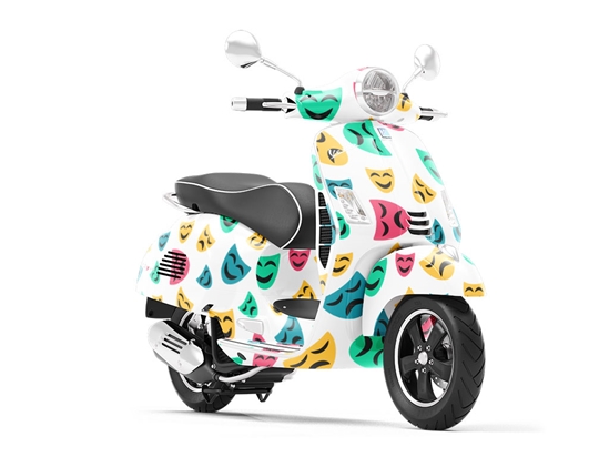 Tragedy and Comedy Movie Vespa Scooter Wrap Film