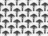 Black Mucismol Mushroom Vinyl Wrap Pattern