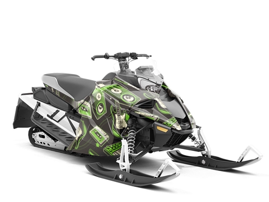 Amped Up Music Custom Wrapped Snowmobile