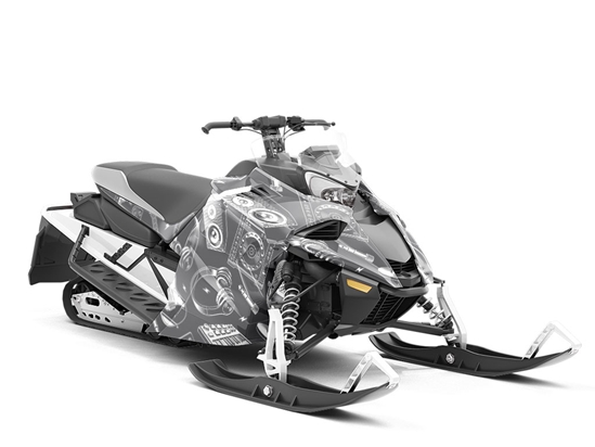 Mix It Up Music Custom Wrapped Snowmobile