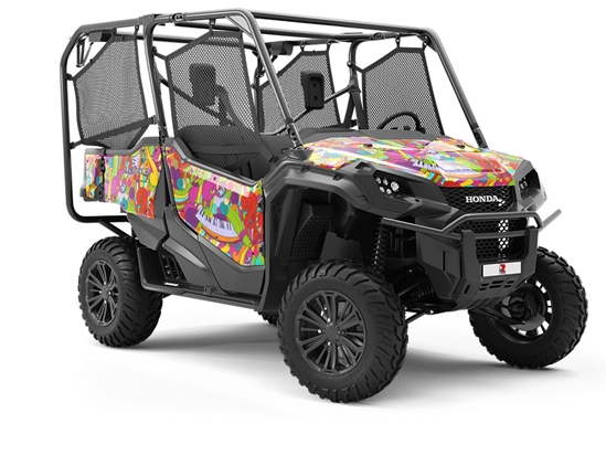 Psychedelic Chords Music Utility Vehicle Vinyl Wrap