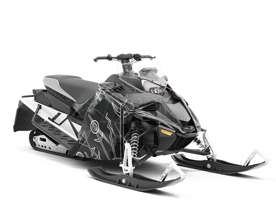 Celestial Offerings Mystic Custom Wrapped Snowmobile
