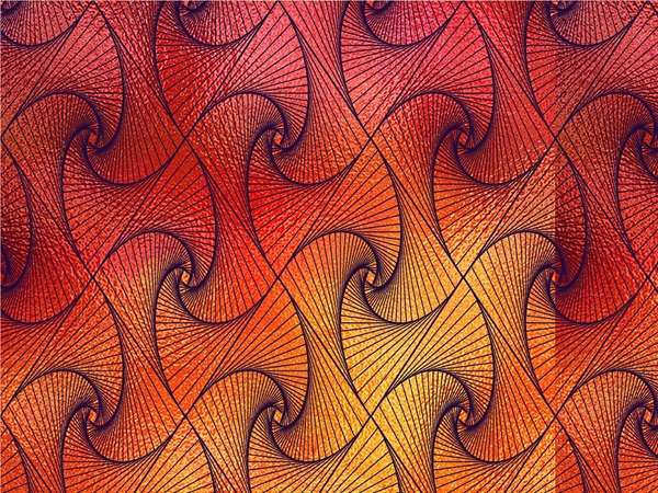 Sunset Tangles Optical Illusion Vinyl Wrap Pattern