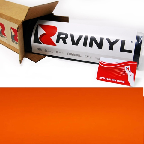 Rwraps™ Matte Vinyl Wrap Film - Orange (Discontinued)
