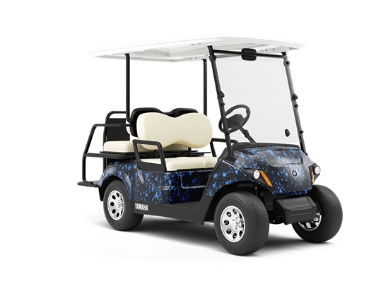 Boot Splash Paint Splatter Wrapped Golf Cart