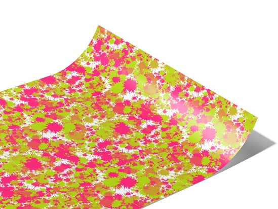 Pink Lemonade Paint Splatter Vinyl Wraps