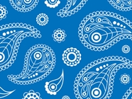 Ocean Swim Paisley Vinyl Wrap Pattern