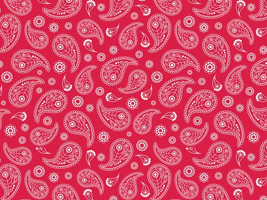 Pink Swirls Paisley Vinyl Wrap Pattern