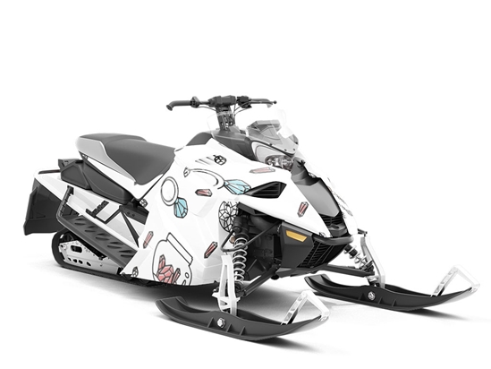 Brilliant Booty Pirate Custom Wrapped Snowmobile