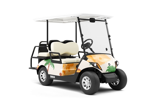 Uncharted Isle Pirate Wrapped Golf Cart