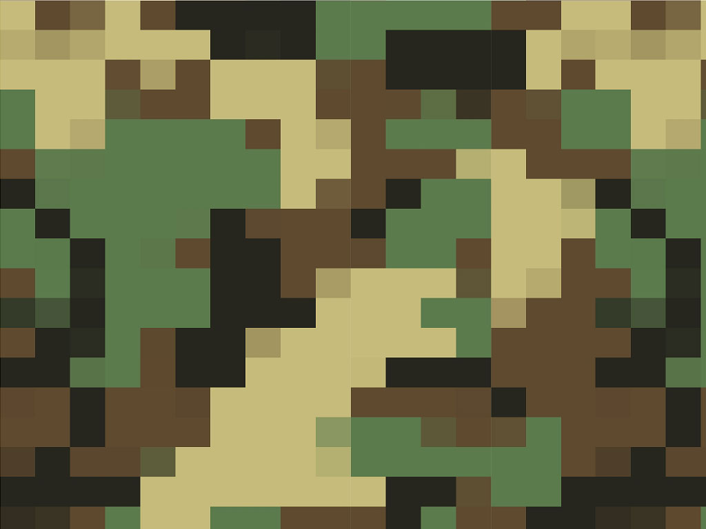 Rwraps™ Camouflage Pixel Print Vinyl Wrap Film - Classic Pattern