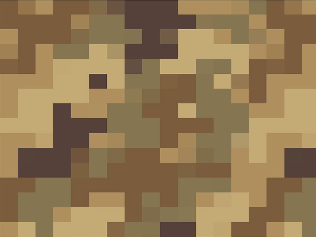 Rwraps™ Camouflage Pixel Print Vinyl Wrap Film - Desert Sands