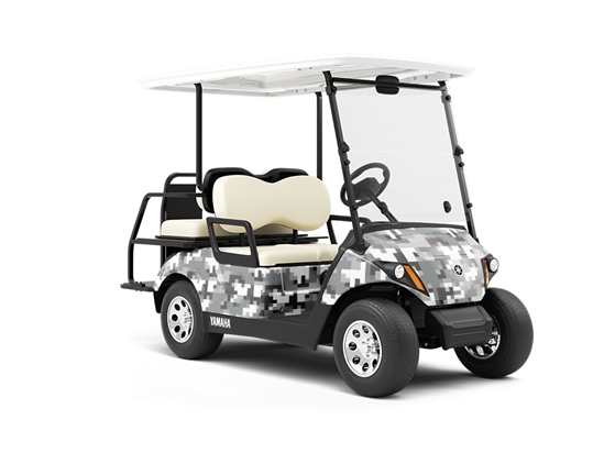 Midnight Mission Pixel Wrapped Golf Cart