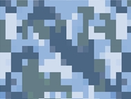 Snow and Sleet Pixel Vinyl Wrap Pattern