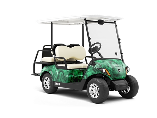May Day Pixel Wrapped Golf Cart