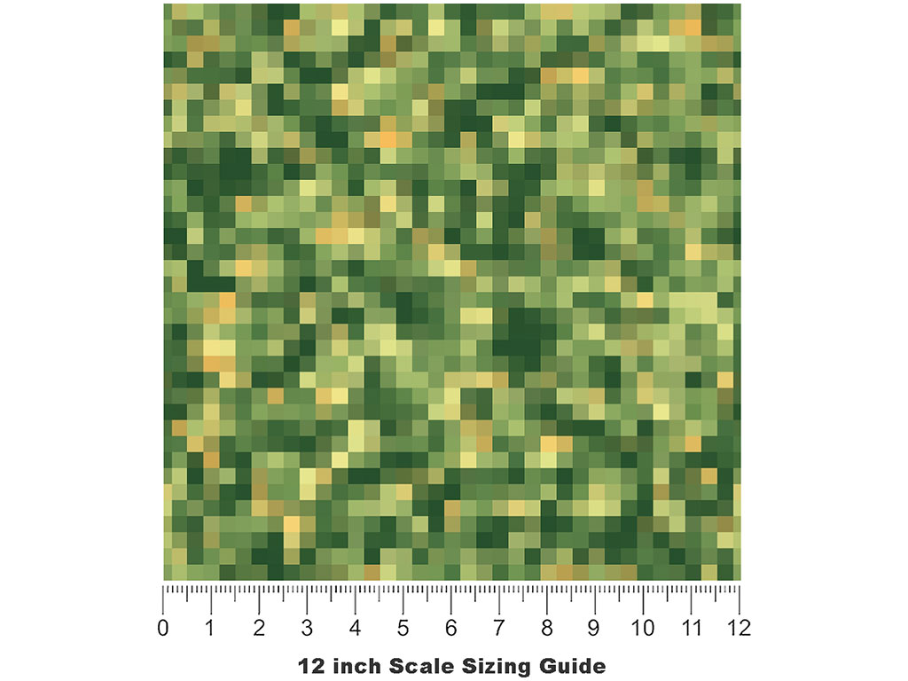 Snack Pistachios Pixel Vinyl Film Pattern Size 12 inch Scale