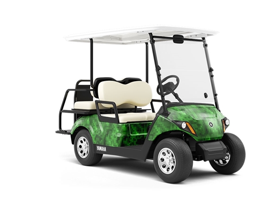 Too Slimy Pixel Wrapped Golf Cart
