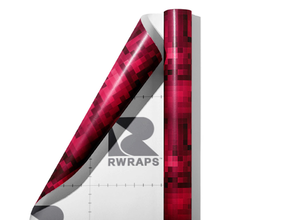 Fresh Raspberries Pixel Wrap Film Sheets