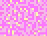 Popped Bubblegum Pixel Vinyl Wrap Pattern