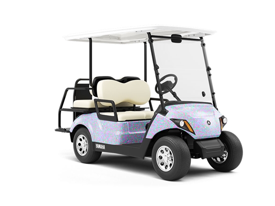 River Salmon Pixel Wrapped Golf Cart