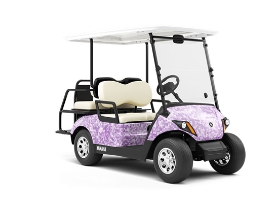 Brilliant Idea Pixel Wrapped Golf Cart