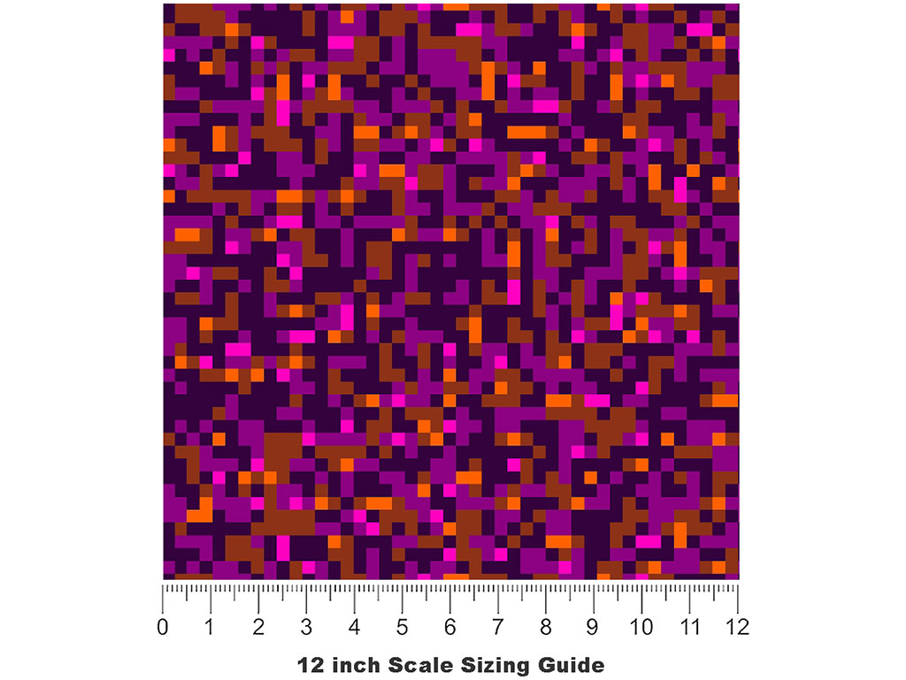 Red Red Wine Pixel Vinyl Film Pattern Size 12 inch Scale