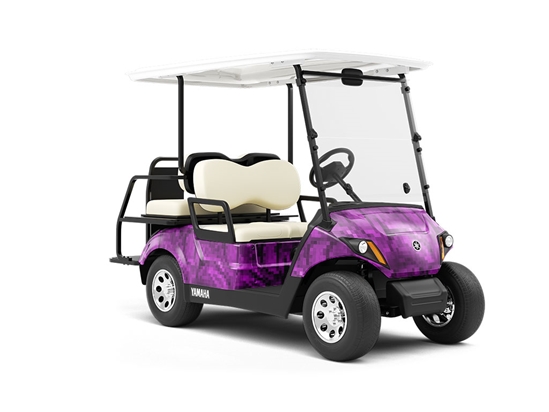 Veronica Prostrata Pixel Wrapped Golf Cart