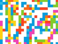 Candy Worms Pixel Vinyl Wrap Pattern